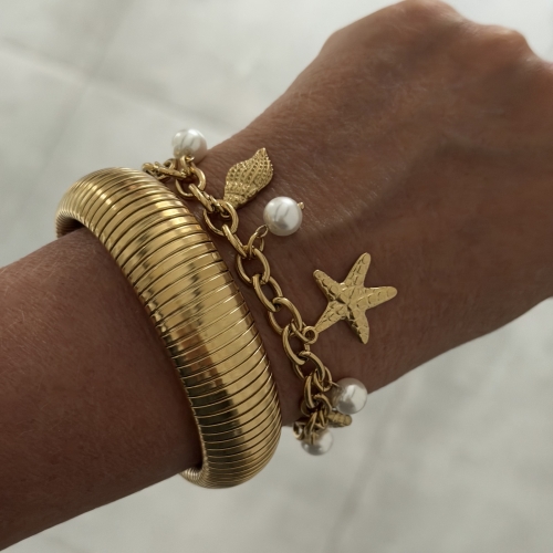 Zoe Large Bracelet Gold