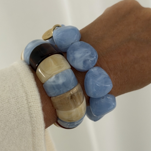 Eclipse Resin Bracelet Blue