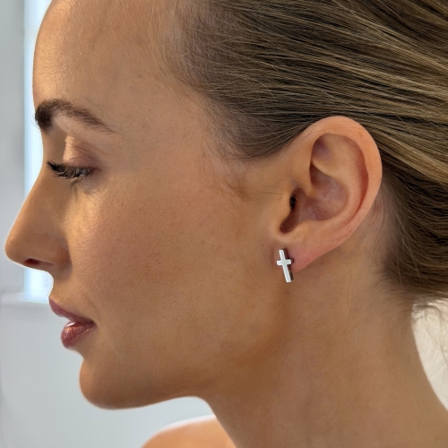 Faith Stud Earring Silver