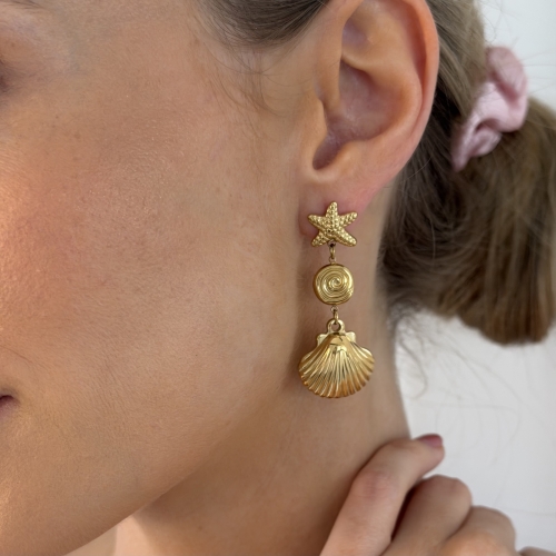 Seaside Earring Gold