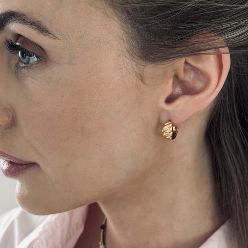 Gem Earring Gold