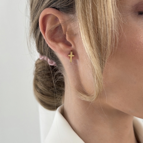 Faith Stud Earring Gold