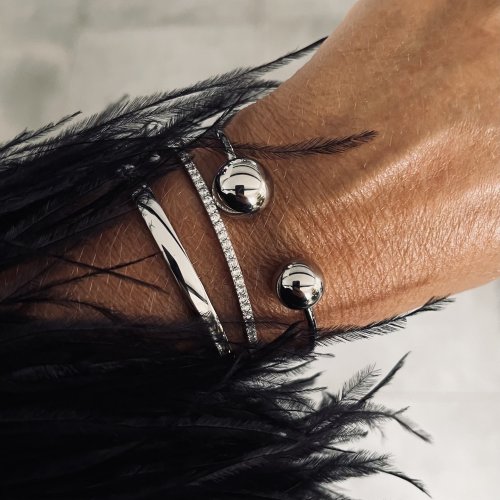Annie 5mm Bangle Silver