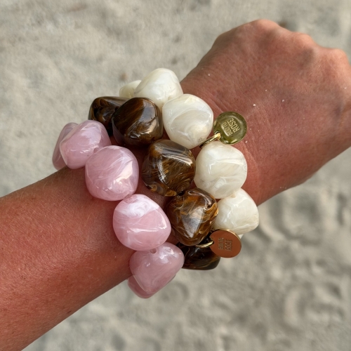 Vibe Resin Bracelet Ivory