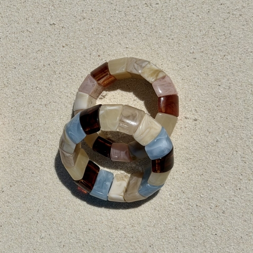 Eclipse Resin Bracelet Blue
