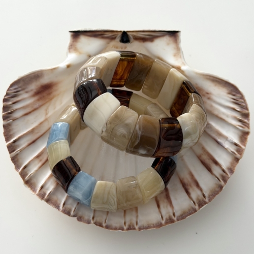 Eclipse Resin Bracelet Brown