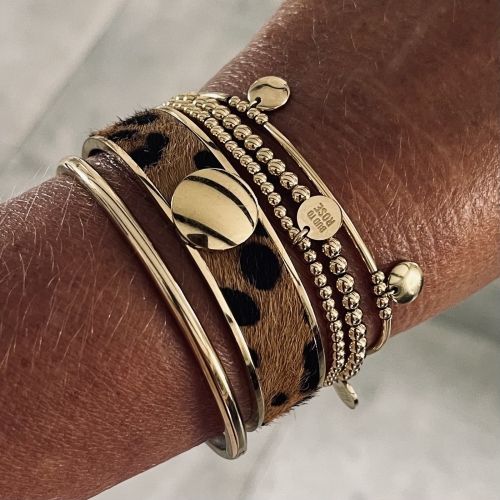 Annie 3mm Bangle Gold