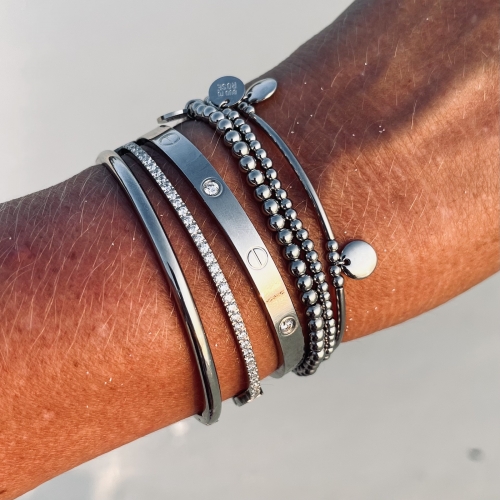 Capri 3-pack Bracelet Silver