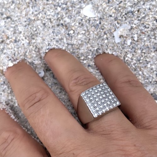 Linn Ring Crystal Clear/Steel