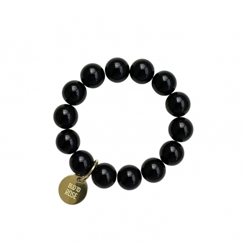 Venice Resin Bracelet Black