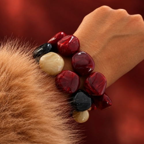Vibe Resin Bracelet Red